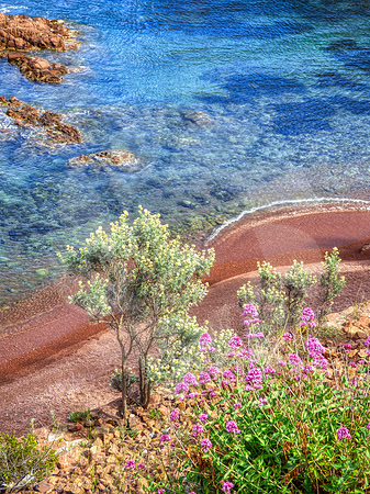 Plage de l'Esterel