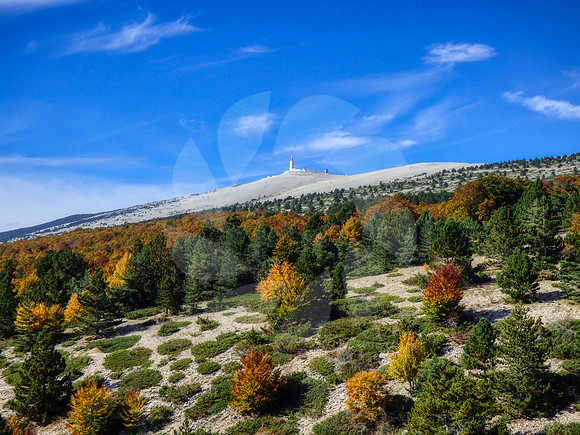 Belle lumière automnale Mont Ventoux
