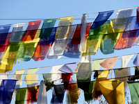 Drapeaux de prière tibétain